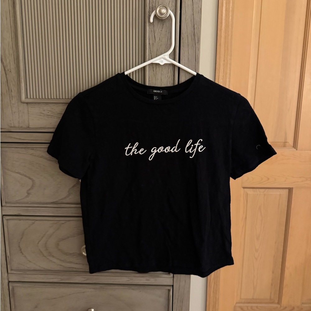 Black Crop Top